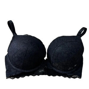 Torrid Curve Women's Black Lace Bra 38DD Underwire